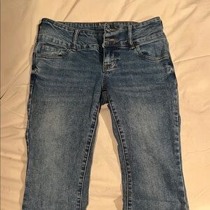 Stretch low rise boot jeans